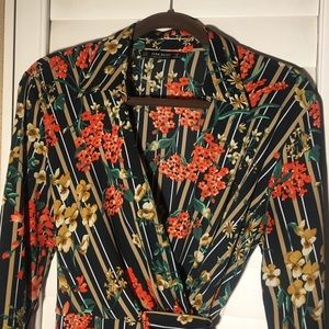 Zara Basic Collection Wrap dress